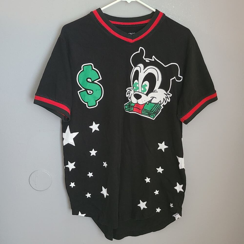 Evolution in design  black polo no holes no stains